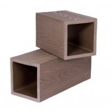 POLIVAN Столб опорный 3D WOOD (125*125), цвет СВЕТЛО-КОРИЧНЕВЫЙ POLIVAN Столб опорный 3D WOOD (125*125), цвет СВЕТЛО-КОРИЧНЕВЫЙ